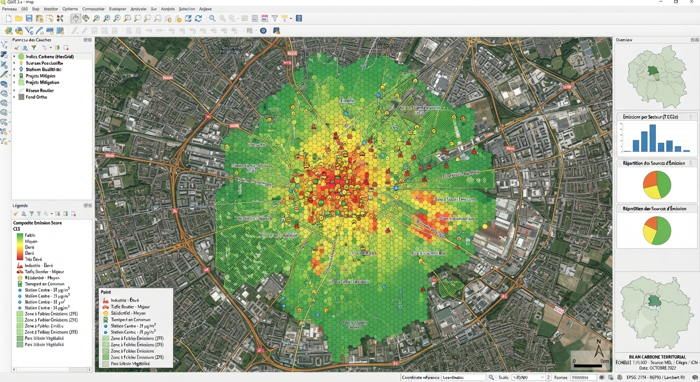 Bilan carbone territorial géolocalisé, Geomark SIG Solutions