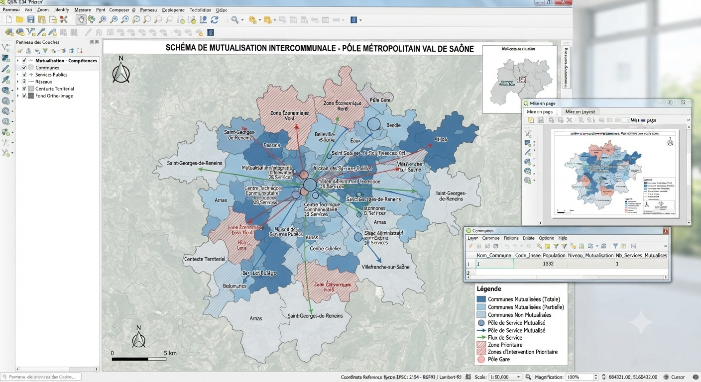 Schéma de mutualisation intercommunale, Geomark SIG Solutions