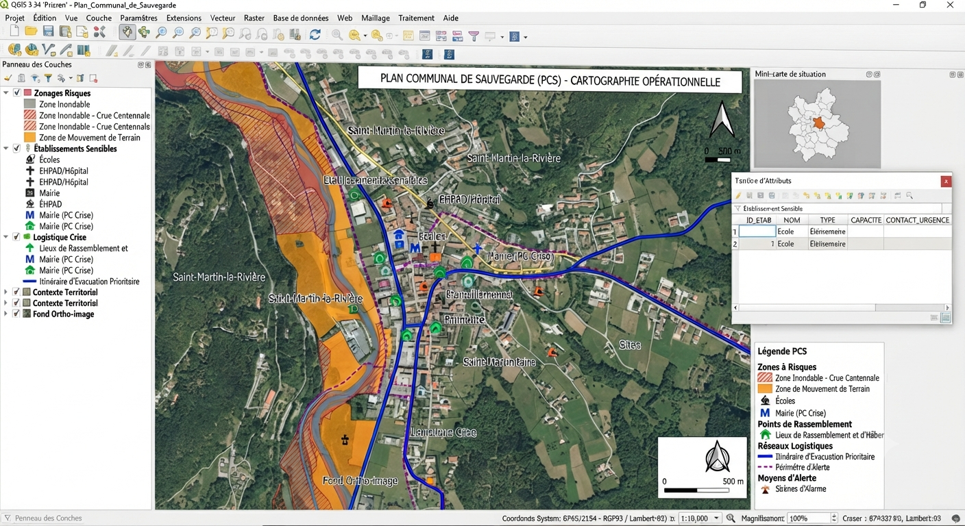 Plan Communal de Sauvegarde, Geomark SIG Solutions